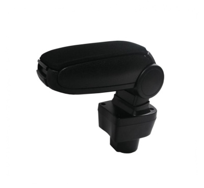 Apoio de braço preto para carro com parte articulada