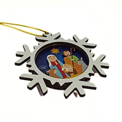 ADORNO&#x20;EM&#x20;MADEIRA&#x20;FLOCO&#x20;DE&#x20;NEVE&#x20;C&#x2F;FUNDO-PRES&#x00C9;PIO