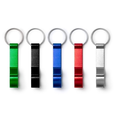 Porta-chaves coloridos com abridor de garrafas