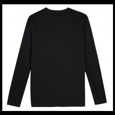 Camisola preta de manga comprida vista de trás