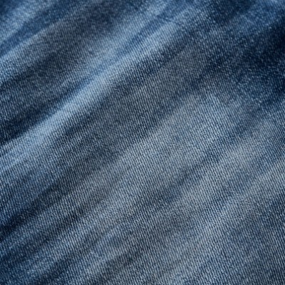 tecido de ganga azul com padrão de sarja