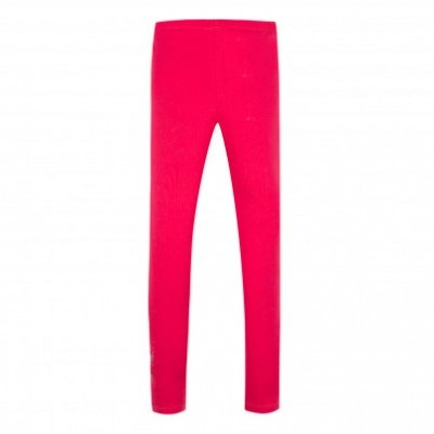 Leggings cor de rosa lisas para mulher