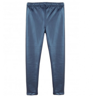 Leggings azul escuro com cintura elástica