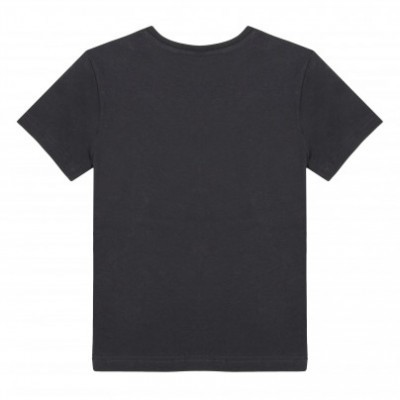 Camiseta preta básica de manga curta