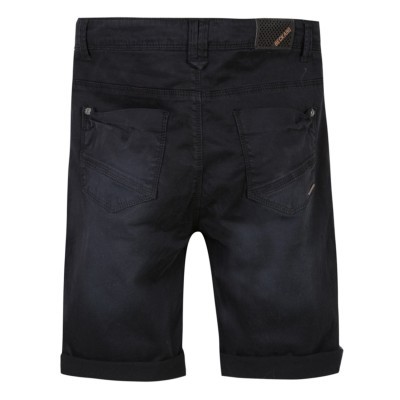 Calções pretos de algodão com bolsos traseiros e etiqueta GEORGE