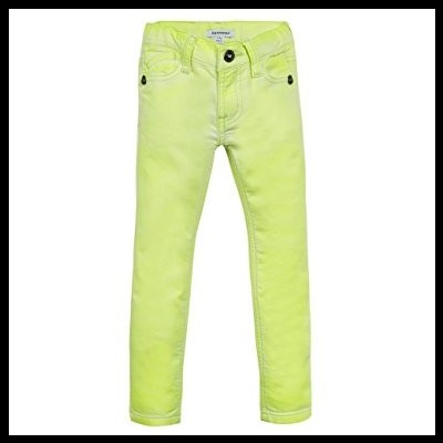 Calças amarelas fluorescentes para criança