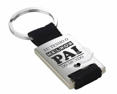 Porta-Chaves "Eu Tenho o Melhor Pai do Mundo" Porta-Chaves "Eu Tenho o Melhor Pai do Mundo"