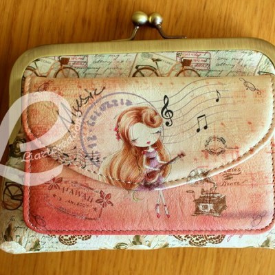 Porta-moedas Rosa c/ Fecho da Avó