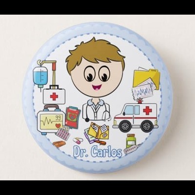 Crachá Médico/a