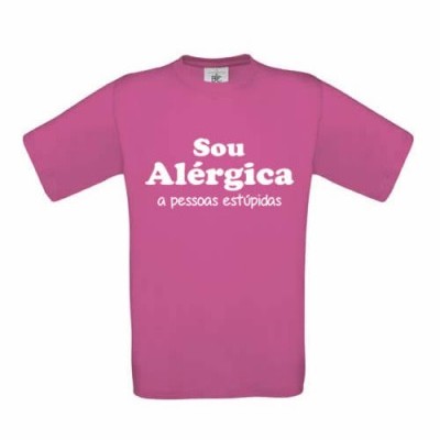 T-shirt  "Sou Alérgica.."