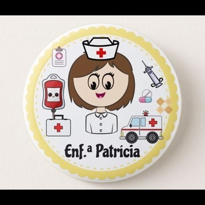 Crachá Enfermeira