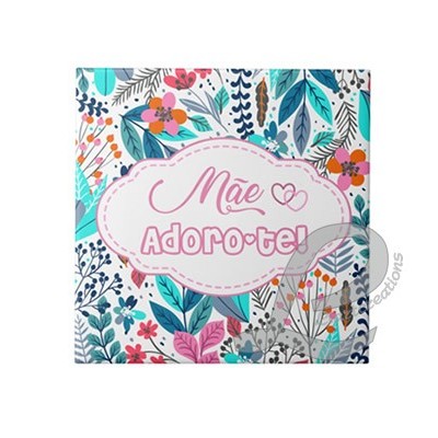 Íman em Cerâmica  "Adoro-te Mãe!"