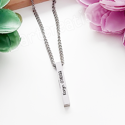 Fio com barra 3D personalizada