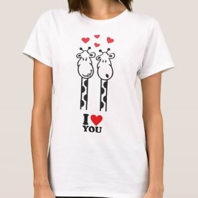 T-shirt Girafas Apaixonadas