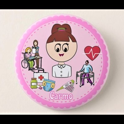 Crachá Auxiliar Lar de Idosos