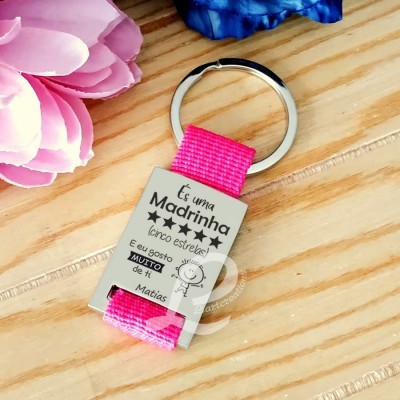 Porta-Chaves "És uma Madrinha 5 ⭐️⭐️⭐️⭐️⭐️"