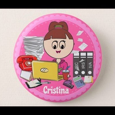 Crachá Personalizável Contabilista