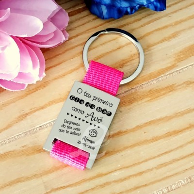Porta-Chaves "O teu primeiro dia da Mãe como Avó"