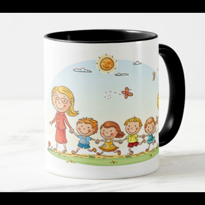 Caneca "Obrigado por nos ajudares a crescer felizes"