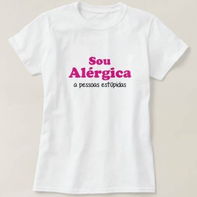 T-shirt  "Sou Alérgica.."