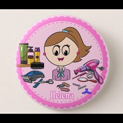 Crachá Cabeleireira