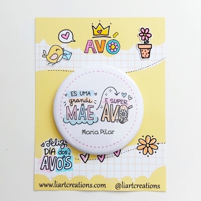 Iman personalizado "És uma grande mãe e super avó"