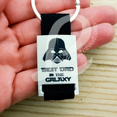 Porta-Chaves "Best Dad In The Galaxy"