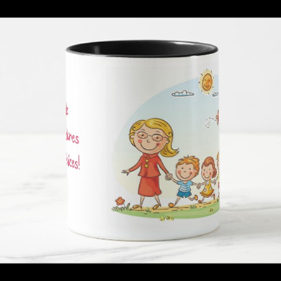 Caneca "Obrigado por nos ajudares a crescer felizes"