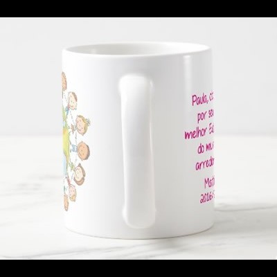 Caneca "(Nome) , obrigado por seres a melhor Educadora do mundo e arredores :)"