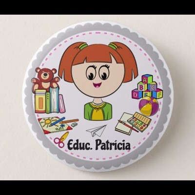 Crachá Educadora/ Auxiliar