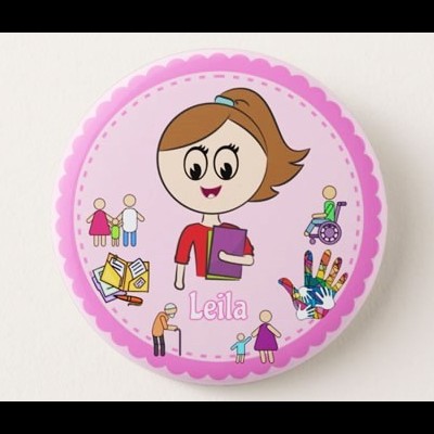 Crachá Assistente Social