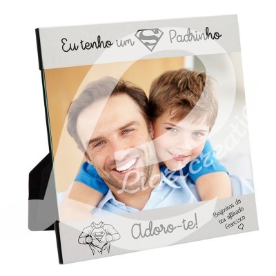 Moldura "Eu tenho um Super Padrinho"