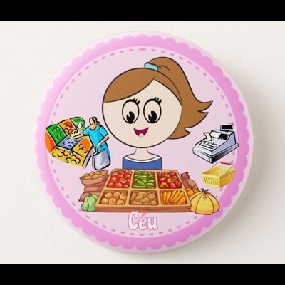 Crachá Empregado/a Frutaria