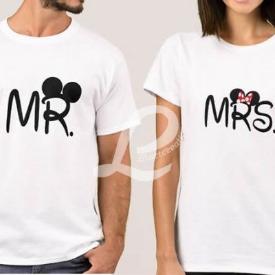 T-shirt  Namorados MR / MRS