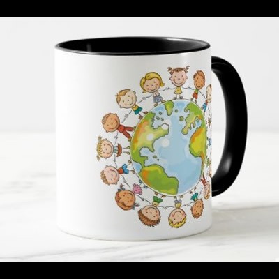 Caneca "(Nome) , obrigado por seres a melhor Educadora do mundo e arredores :)"