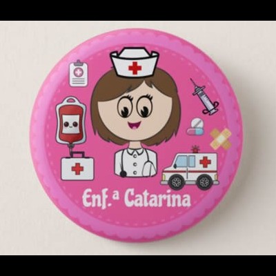 Crachá Enfermeira