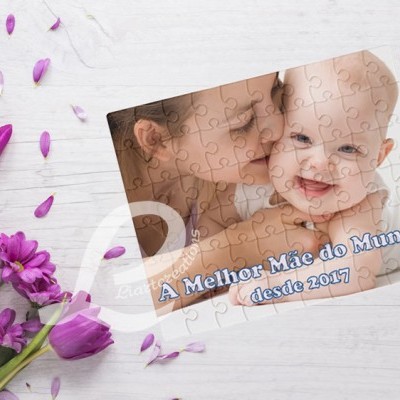 Puzzle Personalizável  "A melhor Mãe do Mundo"