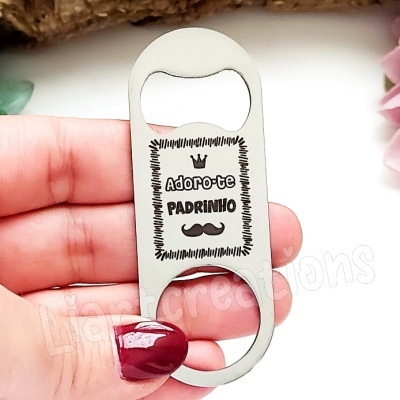 Abre-Garrafas "Adoro-te Padrinho"