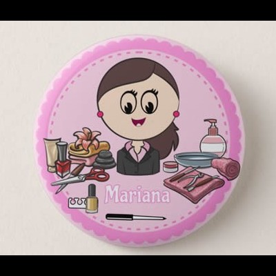 Crachá Manicure / Técnica de Unhas