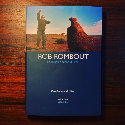 Livro ROB ROMBOUT com capa dura e foto de pessoa e ave na capa