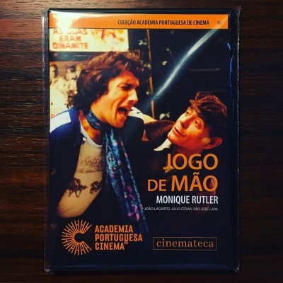 Capa de DVD do filme 'Jogo de Mão' da coleção Academia Portuguesa de Cinema