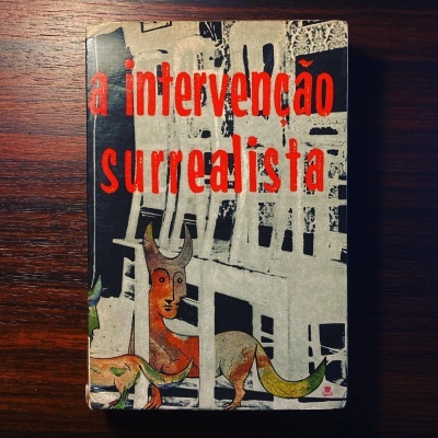 Livro com capa ilustrada e título em vermelho