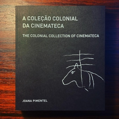 Capa de livro preta com texto branco e ilustração de cavalo