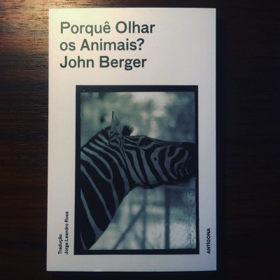 Capa de livro branca com foto a preto e branco de uma zebra e texto do título