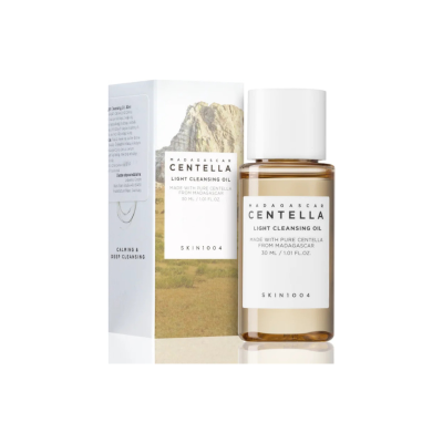 Óleo de limpeza leve Madagascar Centella da SKIN1004 com caixa e frasco