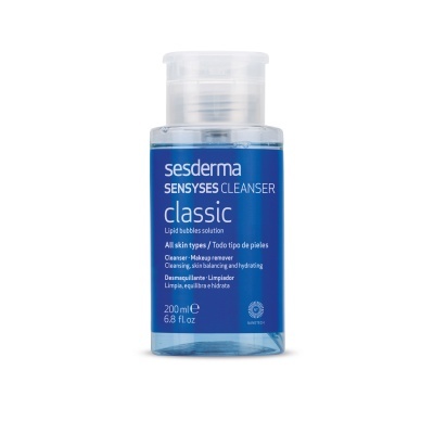 Frasco azul Sesderma Sensyses Cleanser classic 200 ml