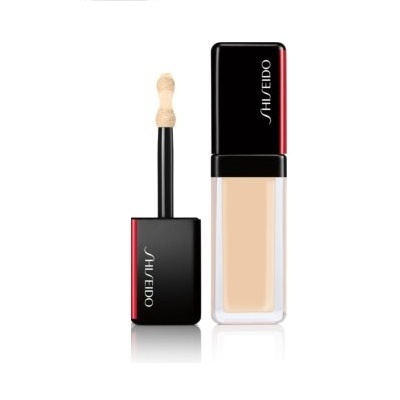 Corretor líquido SHISEIDO com aplicador e embalagem transparente e preta