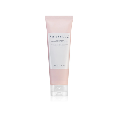 Tubo de creme facial rose e branco Madagascar Centella da Skin1004