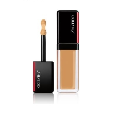 Produto cosmético líquido SHISEIDO em embalagem vidro com aplicador esponja