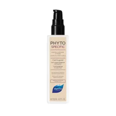 Frasco branco com doseador preto do produto Phyto Specific Curl Legend
